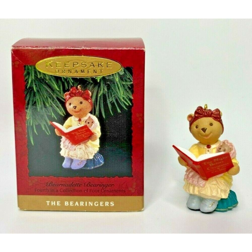 1993 Hallmark‎ Bearnadette Bearinger Ornament U20